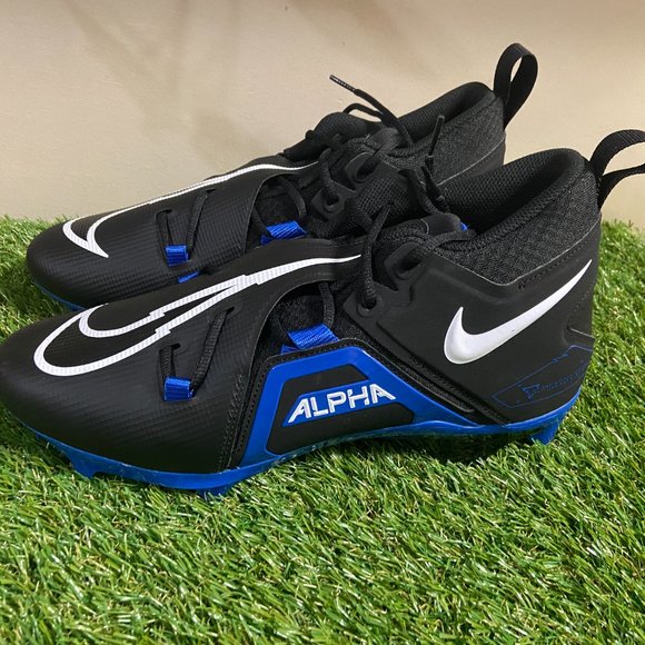 Nike Alpha Menace Pro 3 Blue/Black Football Cleats CT6649-007 Mens 11.5 NEW main image 7